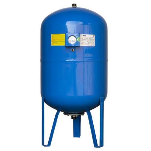 Гидроаккумулятор Cruwa 100 литров 10 бар вертикальный синий Гидроаккумулятор Cruwa 100 литров 10 бар вертикальный синий