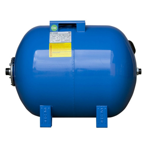 Гидроаккумулятор Cruwa 35 литров 10 бар горизонтальный синий Гидроаккумулятор Cruwa 35 литров 10 бар горизонтальный синий