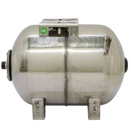 Гидроаккумулятор CRUWA 50 л горизонтальный из нержавейки