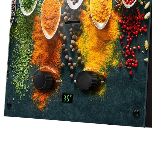 Газовая колонка Ballu GWH 10 Fiery Glass Curry Газовая колонка Ballu GWH 10 Fiery Glass Curry