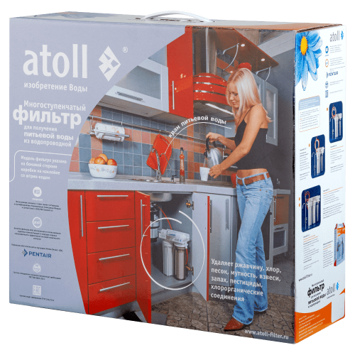 Проточный питьевой фильтр под мойку Atoll D-30 STDA