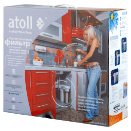 Проточный питьевой фильтр под мойку Atoll D-31 STDA