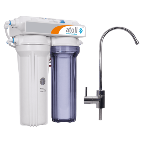 Проточный питьевой фильтр под мойку Atoll D-30 STDA