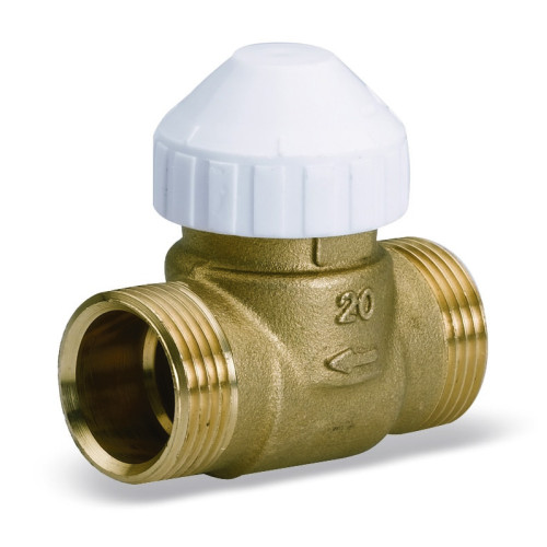 Двухходовой латунный зональный клапан для фанкойлов Watts 1" арт. 10001545
