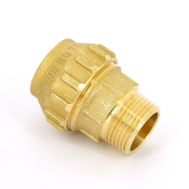 Муфта обжимная с наружной резьбой Ø25х3/4 Tiemme