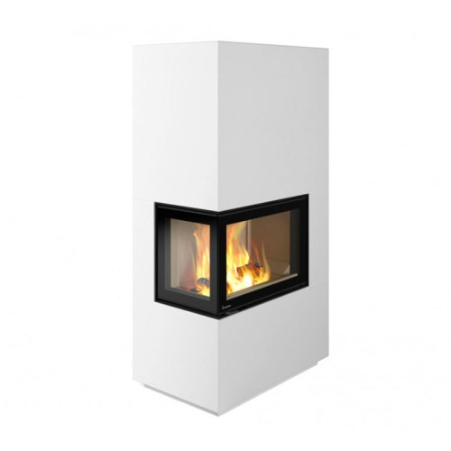 Печь-камин Nordpeis Davos A угловой левый низкий топка N-29A Печь-камин Nordpeis Davos A угловой левый низкий топка N-29A