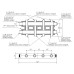 Коллектор модульный Gidruss MK-100-4DU.EPP до 100 кВт 1 1/4" 5 контуров EPP термоизоляция