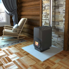 Печь отопительная Теплодар Топ модель-200 ДЧ 20 кВт (дверца чугунная)