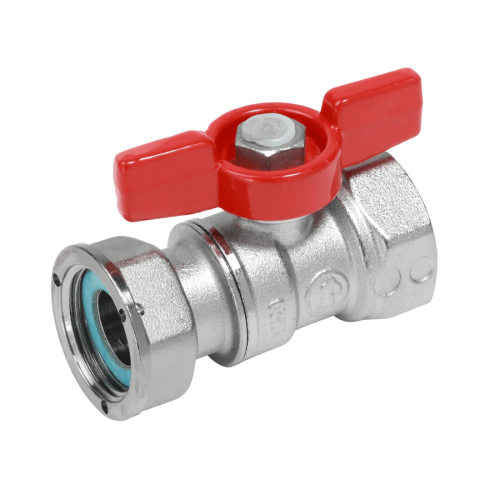 Кран 1/2"x1/2" с накидной гайкой рукоятка бабочка Giacomini R251PX002