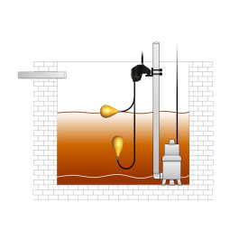 Поплавковый выключатель Tecnoplastic TAURUS с неопрен. кабелем 10 м H05 3Х1 (GTA53X110GG01)