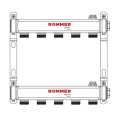 Коллектор для радиатора Rommer 1"x3/4" 3 контура