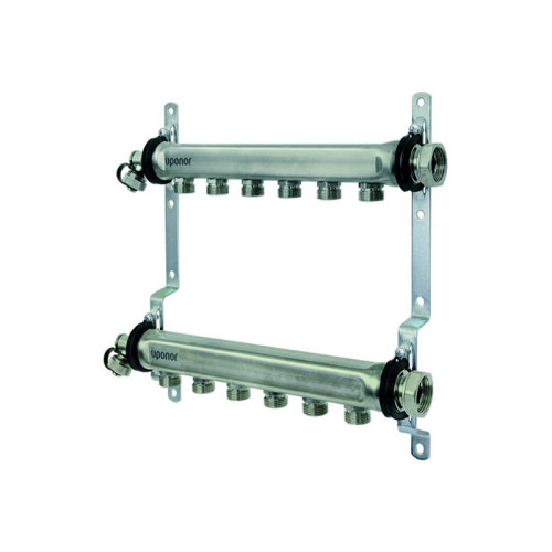 Коллектор Uponor Uni-X из нержавейки 1“НГ 4 выхода 3/4“НР 50мм (арт.1088875)