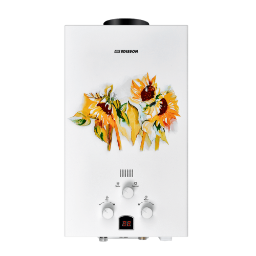Газовая колонка Edisson Eco 20 GD Подсолнухи Газовая колонка Edisson Eco 20 GD Подсолнухи