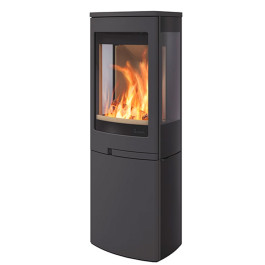 Печь-камин Nordpeis Duo 5 вертикальный 5 кВт чёрный
