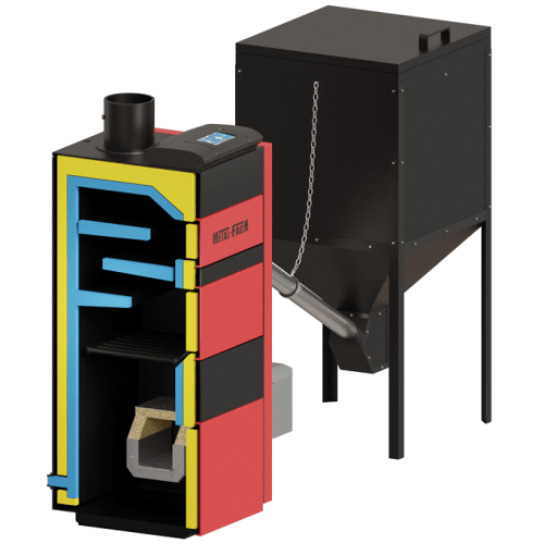 Котел пеллетный Metal-Fach Smart Pellet 25 кВт с интернет модулем двухшнековая подача Котел пеллетный Metal-Fach Smart Pellet 25 кВт с интернет модулем двухшнековая подача
