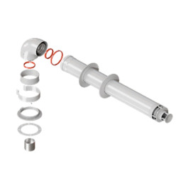 Комплект дымохода Стандарт универсальный Rommer 60/100 длина 900мм