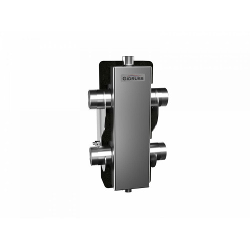 Гидрострелка нержавеющая Gidruss GRSS-80-32 EPP до 80 кВт 1 1/4" EPP-термоизоляция Гидрострелка нержавеющая Gidruss GRSS-80-32 EPP до 80 кВт 1 1/4" EPP-термоизоляция