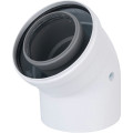 Коаксиальный отвод Baxi полипропиленовый 45 , диам. 110/160 мм, HT арт. KUG71413351-
