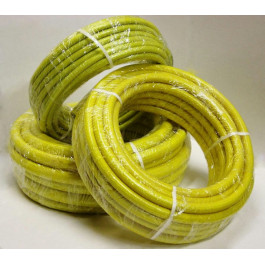 Шланг поливочный многослойный 1" ПОТОК 25м бухта желтый