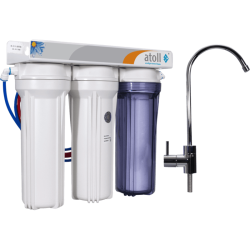 Проточный питьевой фильтр под мойку Atoll D-31 STDA