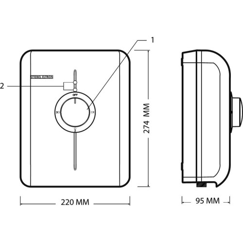 Проточный водонагреватель Stiebel Eltron DDH 6