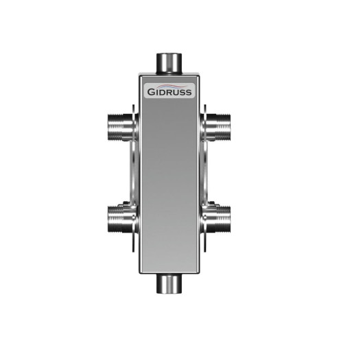 Гидрострелка Gidruss GRSS-40-20 до 40 кВт 3/4" нержавеющая сталь