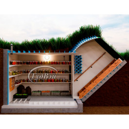 Пластиковый погреб ГудВэй Экстра 1,5*1,5м