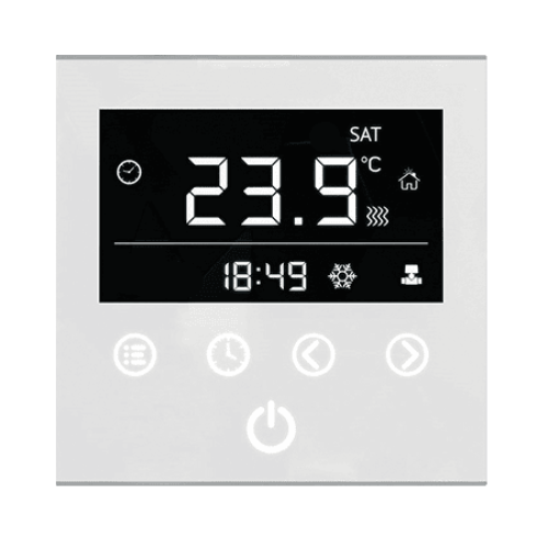 Регулятор для внутрипольных конвекторов ELSEN конвекция-принудительная 220 В регулирование-микропроцессорное, белый