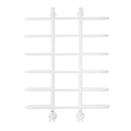 Полотенцесушитель водяной Energy Aero 800х600 мм белый матовый без уголков