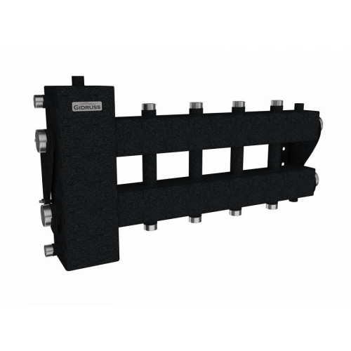 Коллектор Gidruss BM-150-5DU до 150 кВт 1 1/2" 5 контуров Коллектор Gidruss BM-150-5DU до 150 кВт 1 1/2" 5 контуров