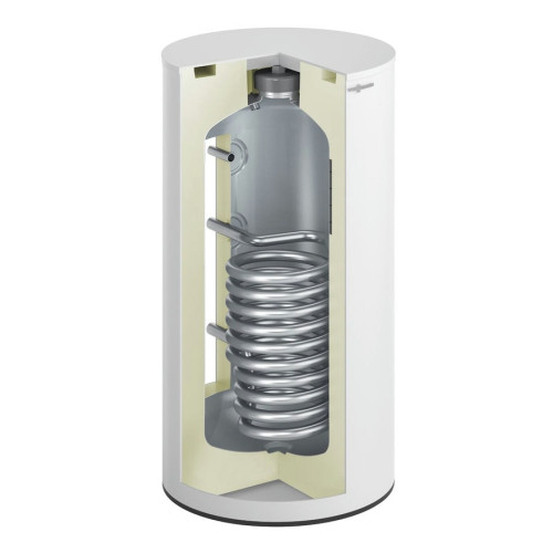 Бойлер косвенного нагрева Viessmann Vitocell 300-W тип EVIB-A 300 литров (цвет жемчужно-белый) из нержавеющей стали