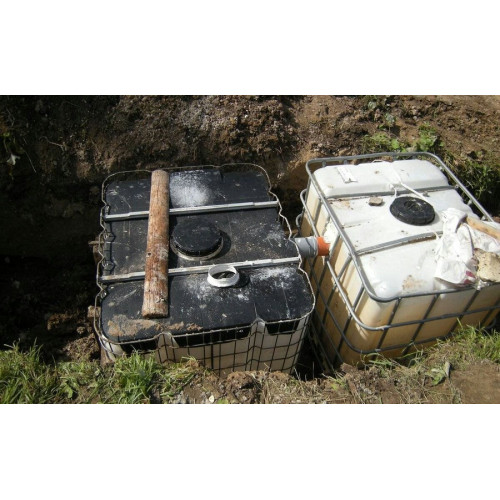 Еврокуб 1000 л, для септика немытый герметичный (поддон металл/пластик/дерево) Еврокуб 1000 л, для септика немытый герметичный (поддон металл/пластик/дерево)