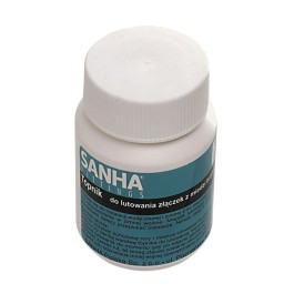Флюс для мягкой пайки Sanha тюбик 70 г, для медных труб под пайку арт. 84941
