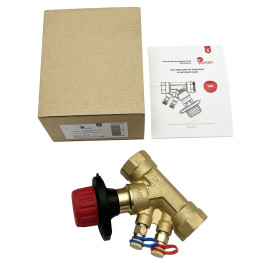 Клапан балансировочный ручной с измер. ниппелями Wester ДN15 1/2" ВР Kvs 2,56