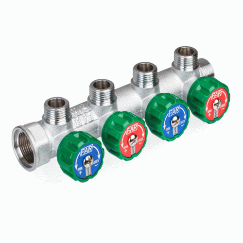 Коллектор FAR 1"X3/4" на 4 выхода евроконус Коллектор FAR 1"X3/4" на 4 выхода евроконус