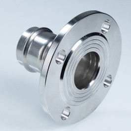 Пресс-соединитель 90° Valtec 42мм DN40 с переходом на фланец из нержавейки арт.VTi.980.I.042040