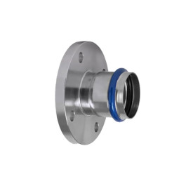 Пресс-фланец переходной MVI 108 мм нержавеющий