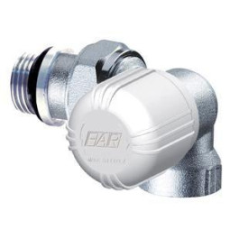 FAR терморегулирующий хромированный вентиль (НР) ПВ M24x19 1/2" с уплотнением EPDM