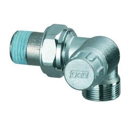 FAR запорный трехосевой хромированный вентиль (НР) ПВ M24x19 1/2"