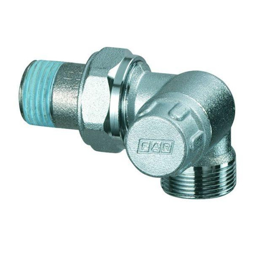 FAR запорный трехосевой хромированный вентиль (НР) ПВ M24x19 1/2"