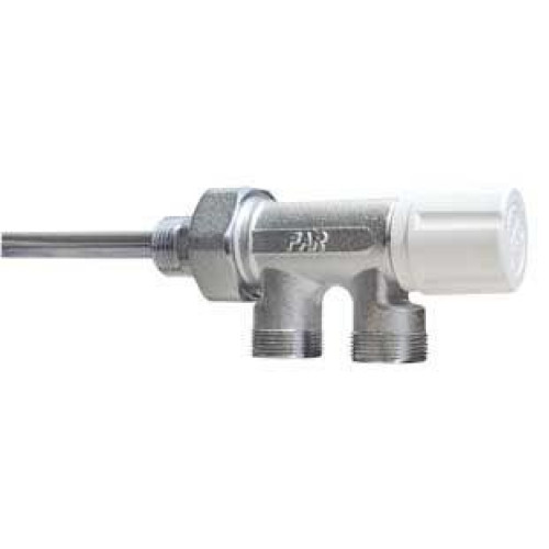 FAR 3/4" Терморегулирующий хромированный узел, с зондом, нижнего подключения, для однотрубных систем