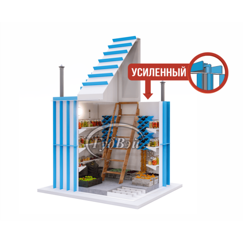 Пластиковый погреб ГудВэй Оптиум 4,5*2м