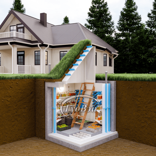 Пластиковый погреб ГудВэй Оптиум 4,5*2м