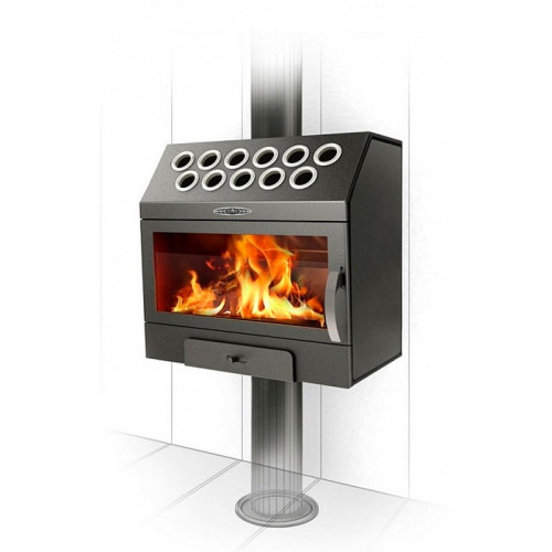 Отопительная печь ТМФ Гармошка Inox