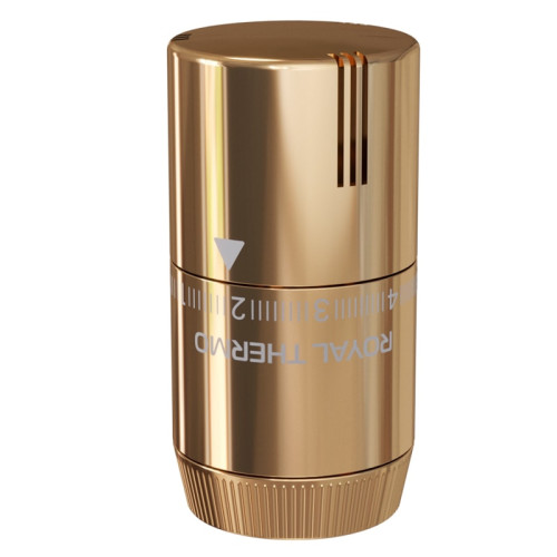 Термоголовка жидкостная Royal Thermo Design М30х1,5 (Золотой) Термоголовка жидкостная Royal Thermo Design М30х1,5 (Золотой)