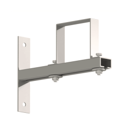 Кронштейн Warme для коллектора горизонтальный со скобой 60 мм цвет серебристый