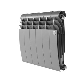 Биметаллический радиатор Royal Thermo BiLiner 350 Silver Satin (6 секций)
