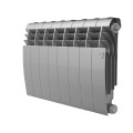 Биметаллический радиатор Royal Thermo BiLiner 350 Silver Satin (8 секций)