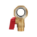 Коллектор Hoobs 3/4"х4х1/2"EK с шаровыми кранами, латунь, красная ручка HB-6200R6H0504R4A — фото 3