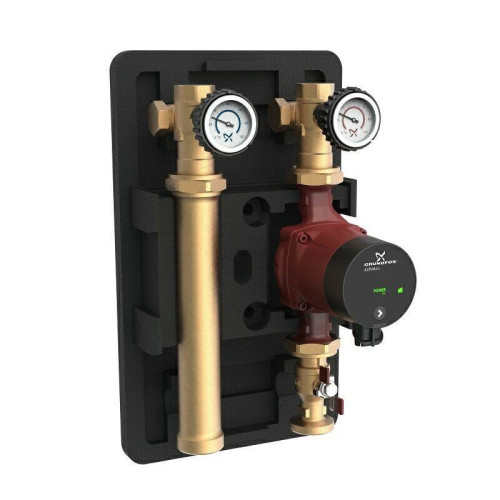 Насосная группа с прямым контуром 1" Grundfos HEATMIX D25 ALPHA2L 60